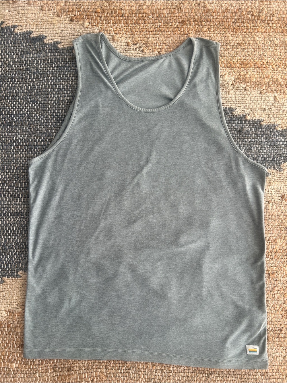 Vuori Strato Tech Tank Men’s Sage Heather Performance Tank
